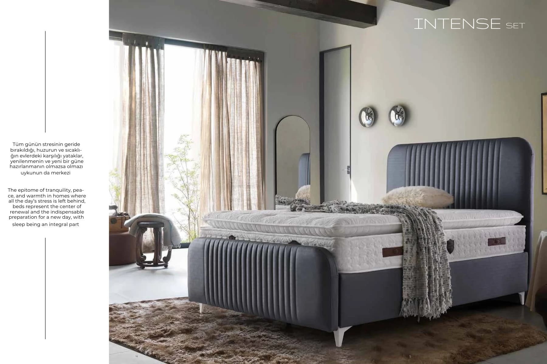İntense Yatak + Baza + Başlık 150*200